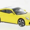 Minichamps Porsche 911 (992) Carrera 4S, gelb, 2019, 1:87,