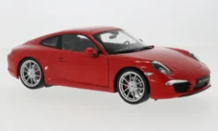 Welly Porsche 911 (991) Carrera S, rot, 1:18, Best