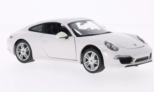 Rastar Porsche 911 Carrera S, weiss, 1:24, Best