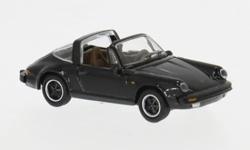 Schuco Porsche 911 Carrera 3.2 Targa, schwarz, 1:87, Outlet