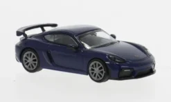 Minichamps Porsche 718 Cayman GT4 (981), blau, 2019, 1:87, New