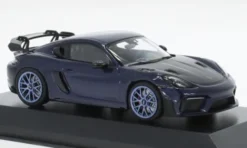 Minichamps Porsche Cayman GT4 RS, dunkelblau, 2021, 1:43, New