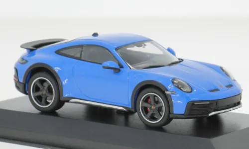 Minichamps Porsche 911 (992) Dakar, blau, 2022, 1:43, Best