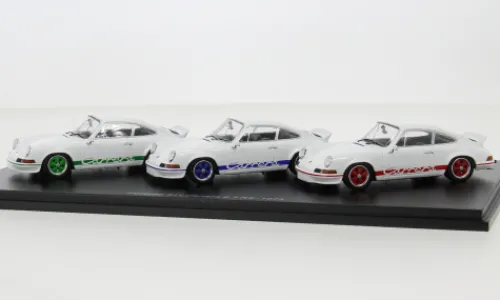 Schuco Porsche 3er-Set: 50 Jahre Porsche 911 Carrera 2.7 RS, weiss, 1:43, Sale