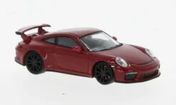 Minichamps Porsche 911 (991) GT3, dunkelrot, 2017, 1:87, Best