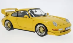 KK Scale Porsche 911 (993) GT2, gelb, 1996, 1:12, New