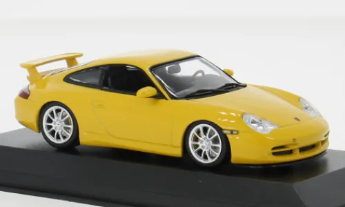 Minichamps Porsche 911 GT3, gelb, 2003, 1:43, Clearance