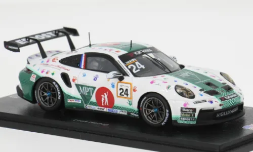 Spark Porsche 911 GT3, Porsche Deluxe Carrera Cup North America, 2024, #24, L.Hartog, 1:43, New