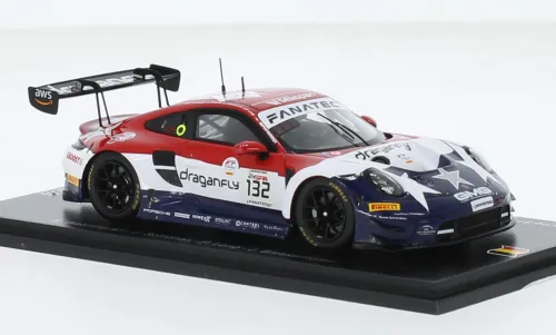 Spark Porsche 911 (992) GT3 R, 24h Spa, 2023, GMG Racing by Car Collection Motorsport, #132, K.Washington/J.Sofronas, 1:43, Best