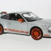 Welly Porsche 911 (997) GT3 RS, silber/orange, 2007, 1:18, Online