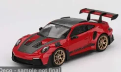 Mini GT Porsche 911 (992) GT RS Weissach Packaging, rot, 2022, 1:64, Clearance
