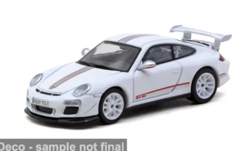Tarmac Works Porsche 911 (997) GT3 RS, weiss, 2025, 1:64, Outlet