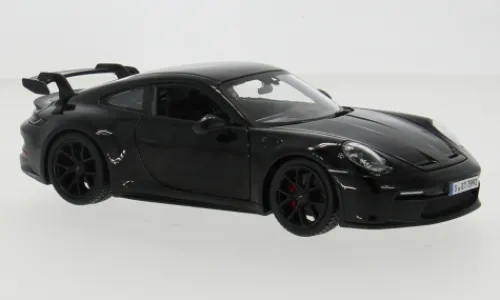Bburago Porsche 911 (992) GT3, schwarz, 2021, 1:24,