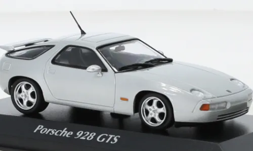 Maxichamps Porsche 928 GTS, silber, 1991, 1:43, New