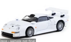 Tarmac Works Porsche 911 GT1, weiss, 1:64, Hot