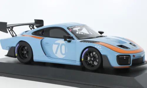 Minichamps Porsche 935/19, hellblau/orange, 2019, 1:18, Hot