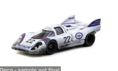 Tarmac Works Porsche 917, 24h Le Mans, 1971, #22, 1:64, Outlet