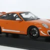 Minichamps Porsche 911 (997.II) GT3 RS 4.0, orange/silber, 2011, 1:18, New
