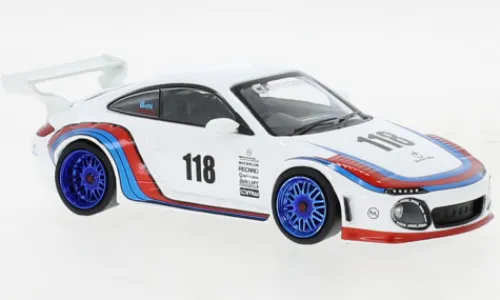 IXO Porsche 911 (997) Old & New, weiss/Dekor, 1:43,