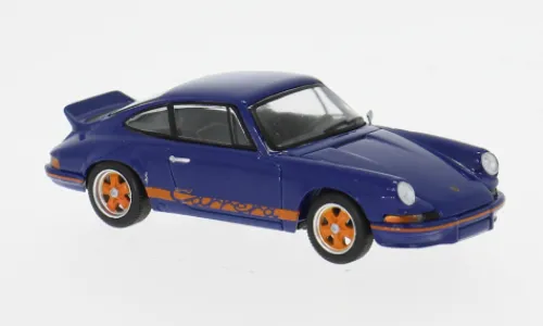 Spark Porsche 911 2.7 RS, blau/orange, 1973, 1:64,
