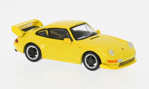 Spark Porsche 911 (993) RS Clubsport, gelb/schwarz, 1995, 1:64, Online