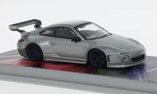 Tarmac Works Porsche 911 (997) RWB Old & New, grau, 1:64, New