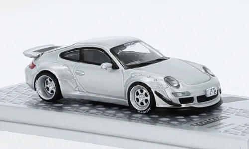 Tarmac Works Porsche 911 (997) RWB, silber, Abu Dhabi, 1:64, Outlet