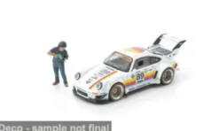 Pop Race Porsche RWB 930, weiss/Dekor, 1:64, Best