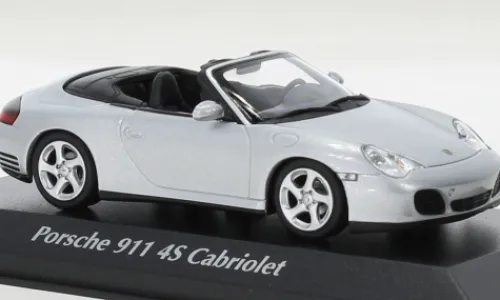 Maxichamps Porsche 911 4S Cabriolet, silber, 2003, 1:43, Online