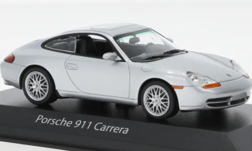 Maxichamps Porsche 911 (996), silber, 1998, 1:43, Clearance