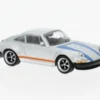 Pop Race Porsche Singer, silber/blau, 1:64,
