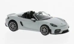 Minichamps Porsche 718 Spyder (981), grau, 2019, 1:87, Hot