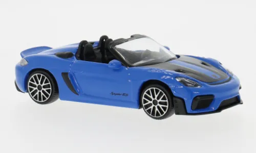 Bburago Porsche 718 Spyder RS, blau/schwarz, 2024, 1:43, Outlet