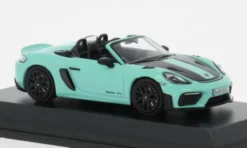 Tarmac Works Porsche 718 Spyder RS, türkis/schwarz, 1:64, Hot