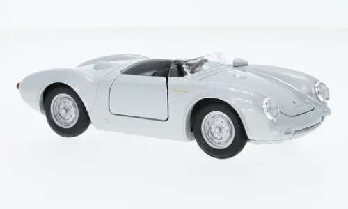 Welly Porsche 550 Spyder, silber, 1:24, Outlet
