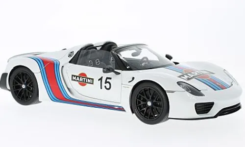 AUTOart Porsche 918 Spyder, weiss, 2013, Martini, 1:18, Online