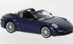 Minichamps Porsche 911 (992) Targa 4, blau, 2020, 1:87, New