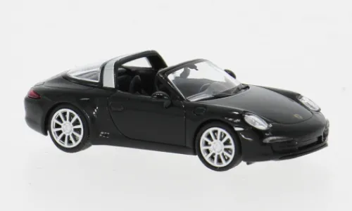 Minichamps Porsche 911 Targa, schwarz, 2014, 1:87, Best