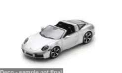 Spark Porsche 911 (992) Targa 4S, silber, 1:43, Clearance