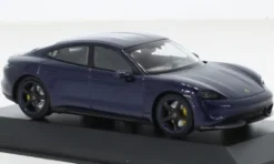 Minichamps Porsche Taycan Turbo S, dunkelblau, 2020, 1:43,
