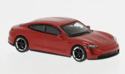 Schuco Porsche Taycan Turbo S, rot, 1:87, Outlet
