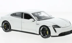 Welly Porsche Taycan Turbo S, weiss, 1:24, Outlet