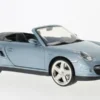 Motormax Porsche 911 (997) Turbo Cabriolet, hellblau, 1:18, Discount
