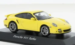 Maxichamps Porsche 911 (997) Turbo, gelb, 2009, 1:43, Hot