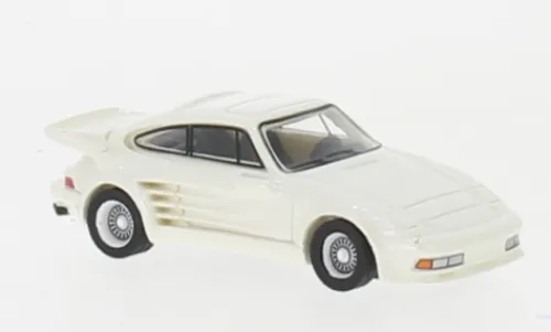 BoS-Models Porsche 911 Turbo Gemballa Avalanche, weiss, 1986, 1:87, Hot