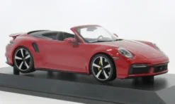 Minichamps Porsche 911 (992) Turbo S Cabriolet, rot, 2020, 1:18, New