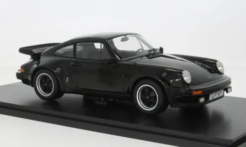 KK Scale Porsche 911 (930) Turbo 3.3, schwarz, 1977, 1:18, New