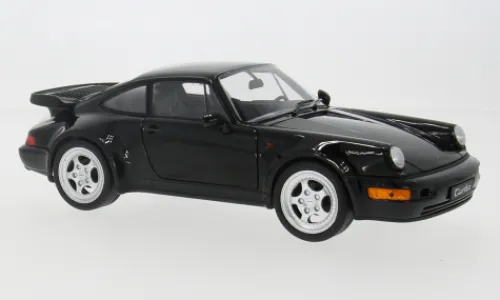 Welly Porsche 964 Turbo, schwarz, 1:18, Outlet
