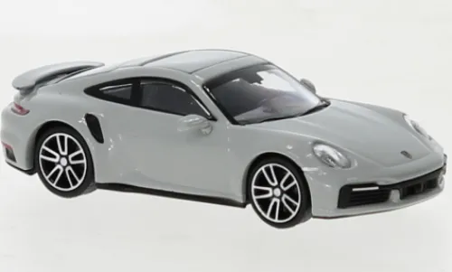 Minichamps Porsche 911 (992) Turbo S, grau, 2020, 1:87, Sale
