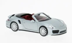 Herpa Porsche 911 (991) Turbo, silber, 1:87, Outlet